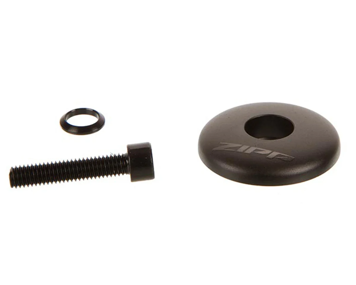 Zipp Top Cap for SL OS Stem (Black) (For 1-1/4" OS Steerer)